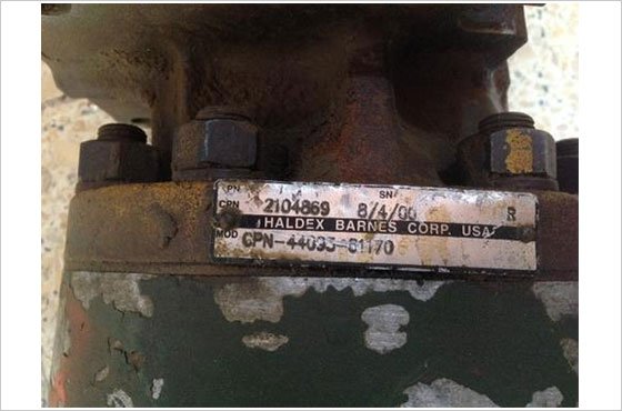 Kawasaki Loader Pump